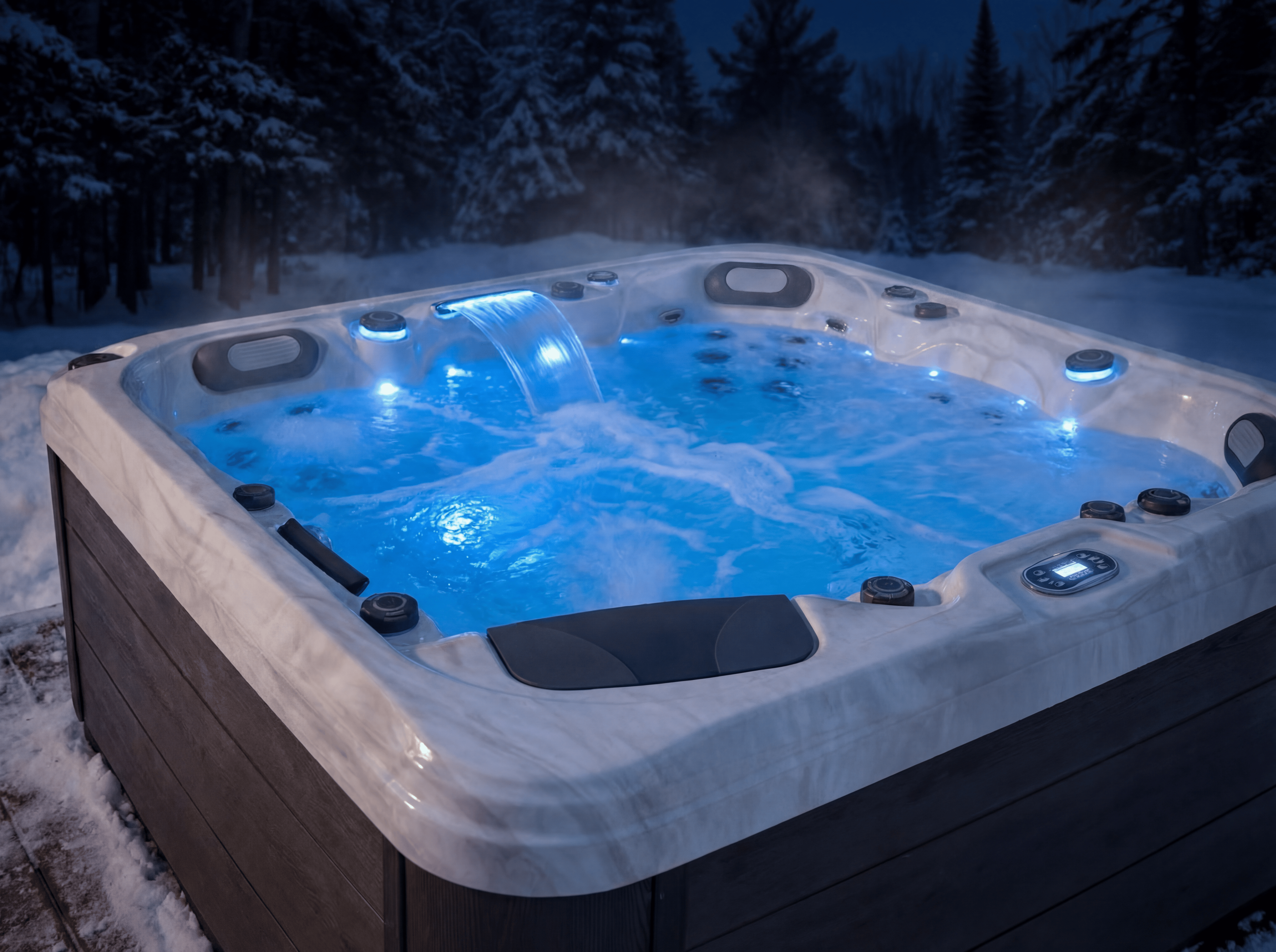 Aurora Modern Hot Tub — 5 Person