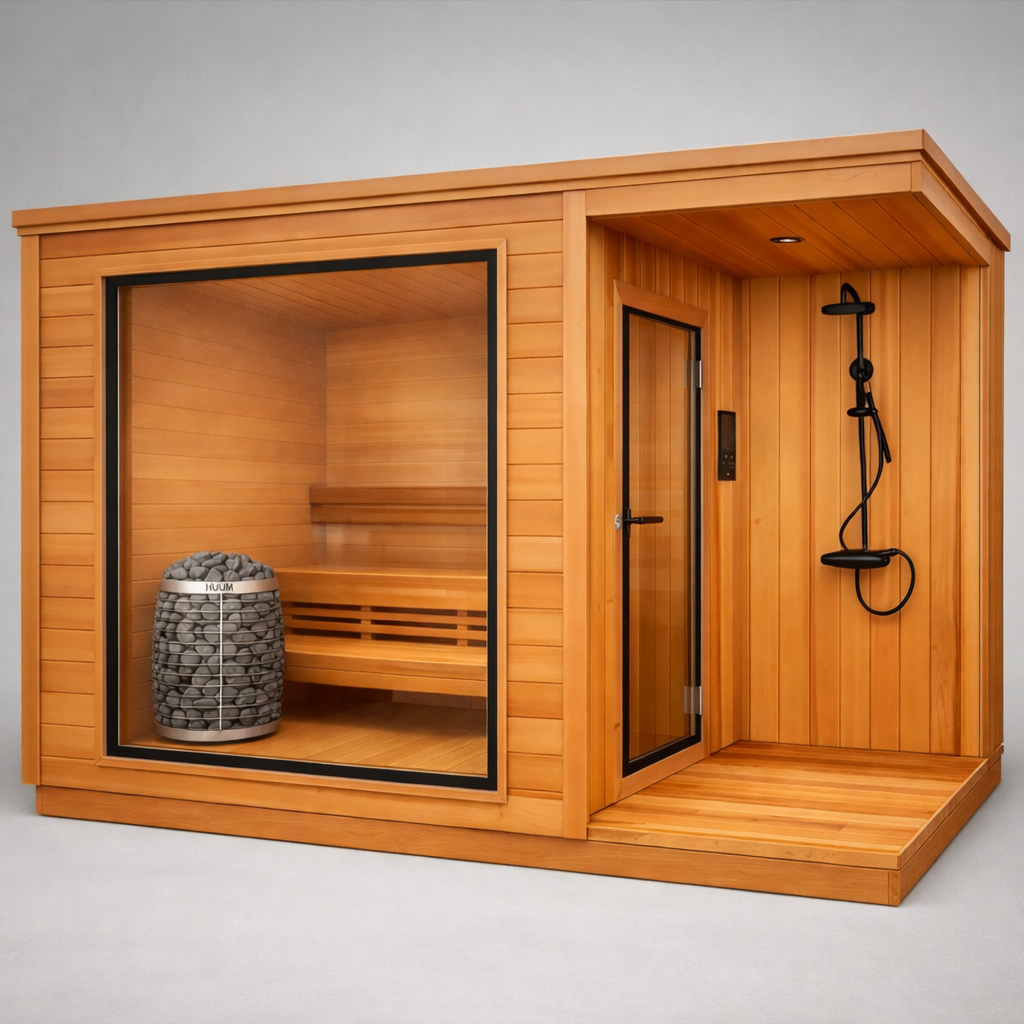 Sauna Deluxe with shower
