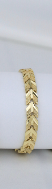 Pulsera Eslabones de Flecha Diamantada