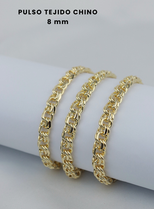 Pulso Tejido Chino Premium 8mm