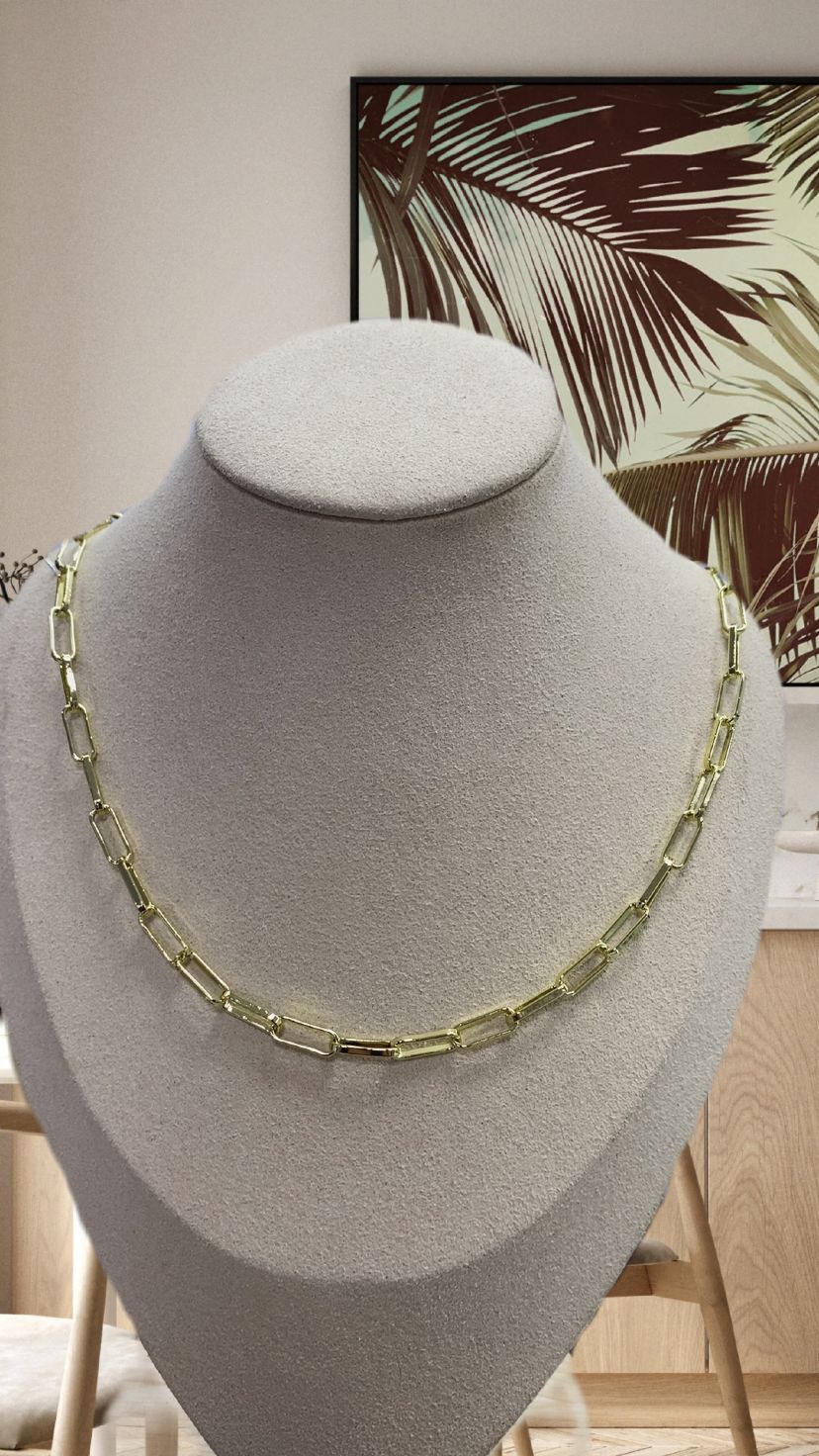 Cadena Paper Clip 4mm.