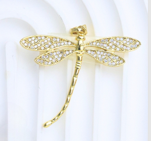 Dije Libélula Alargado