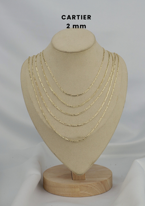 Cadena Cartier Premium 2mm.