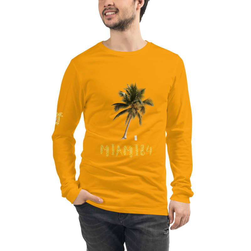 Miami84 Palm Long Sleeve Tee (M-Unisex)