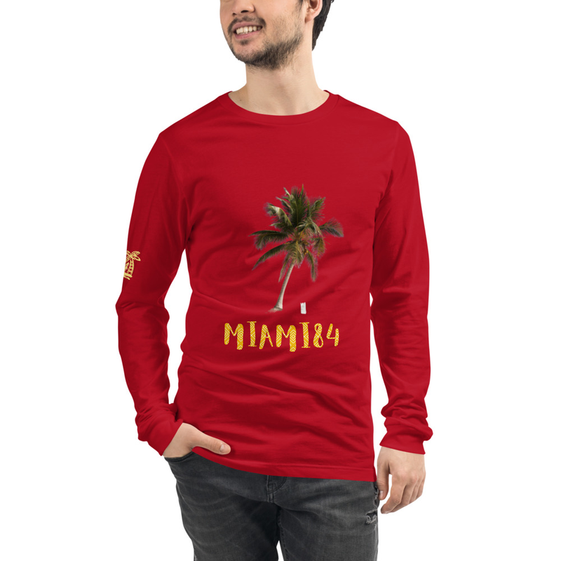 Miami84 Palm Long Sleeve Tee (M-Unisex)