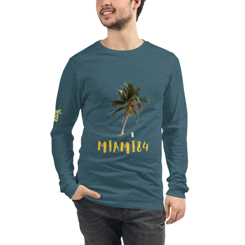 Miami84 Palm Long Sleeve Tee (M-Unisex)