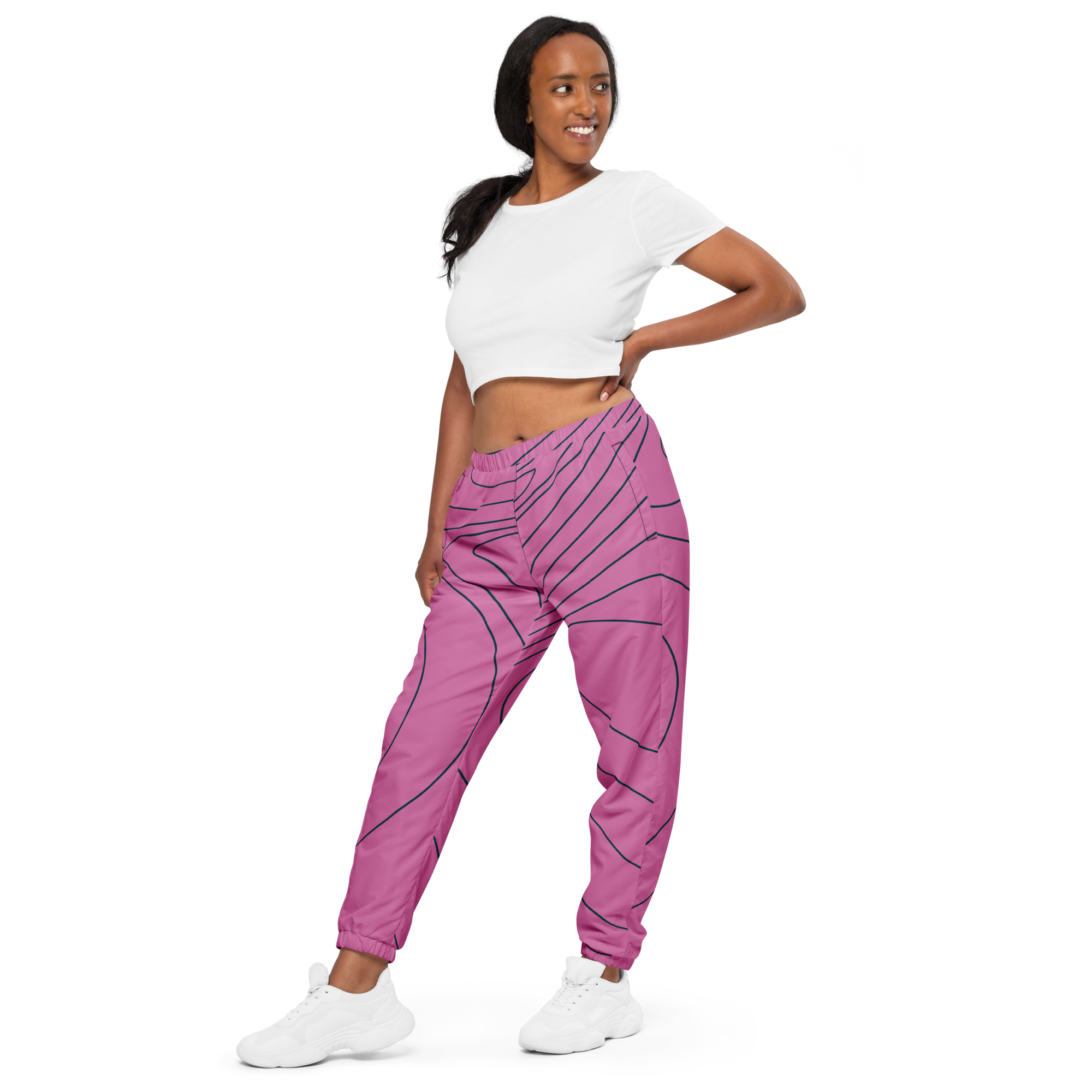 M84 Pink Array Track Pants