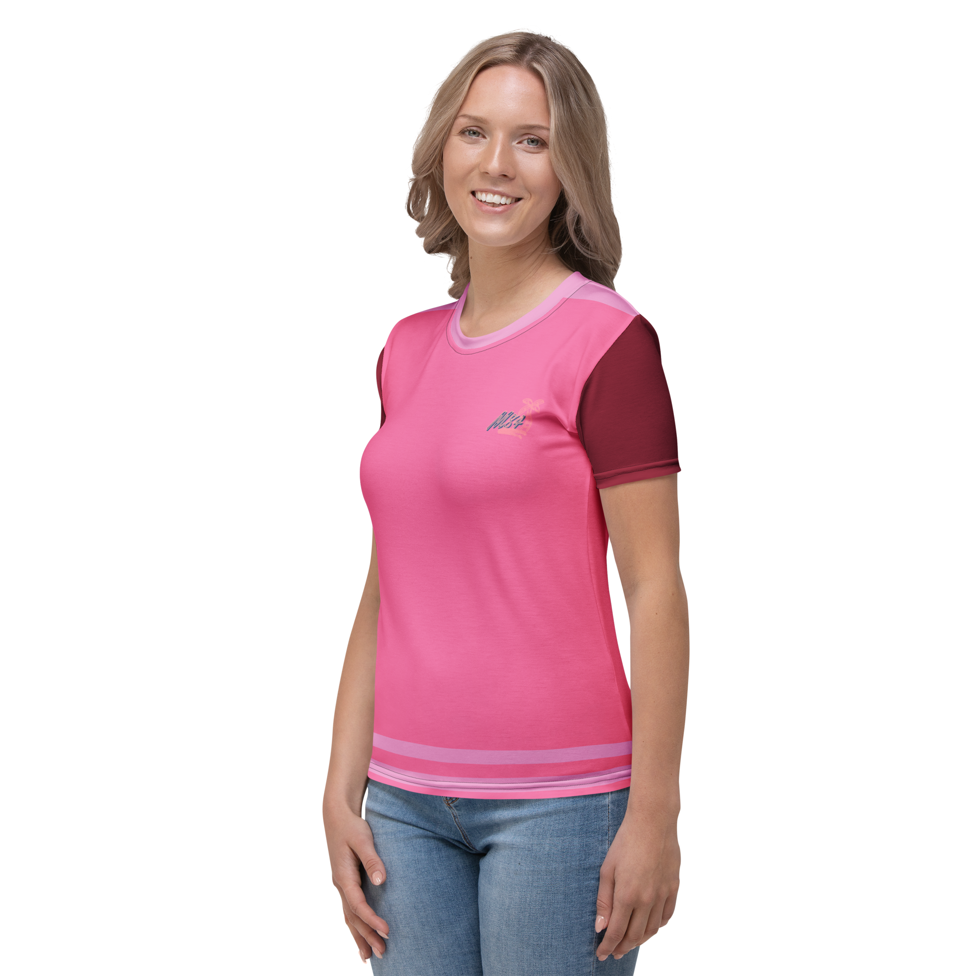 M84 Raz Pink Women's Crew Neck T-Shirt