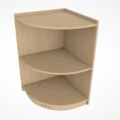 Wooden Corner Shelf