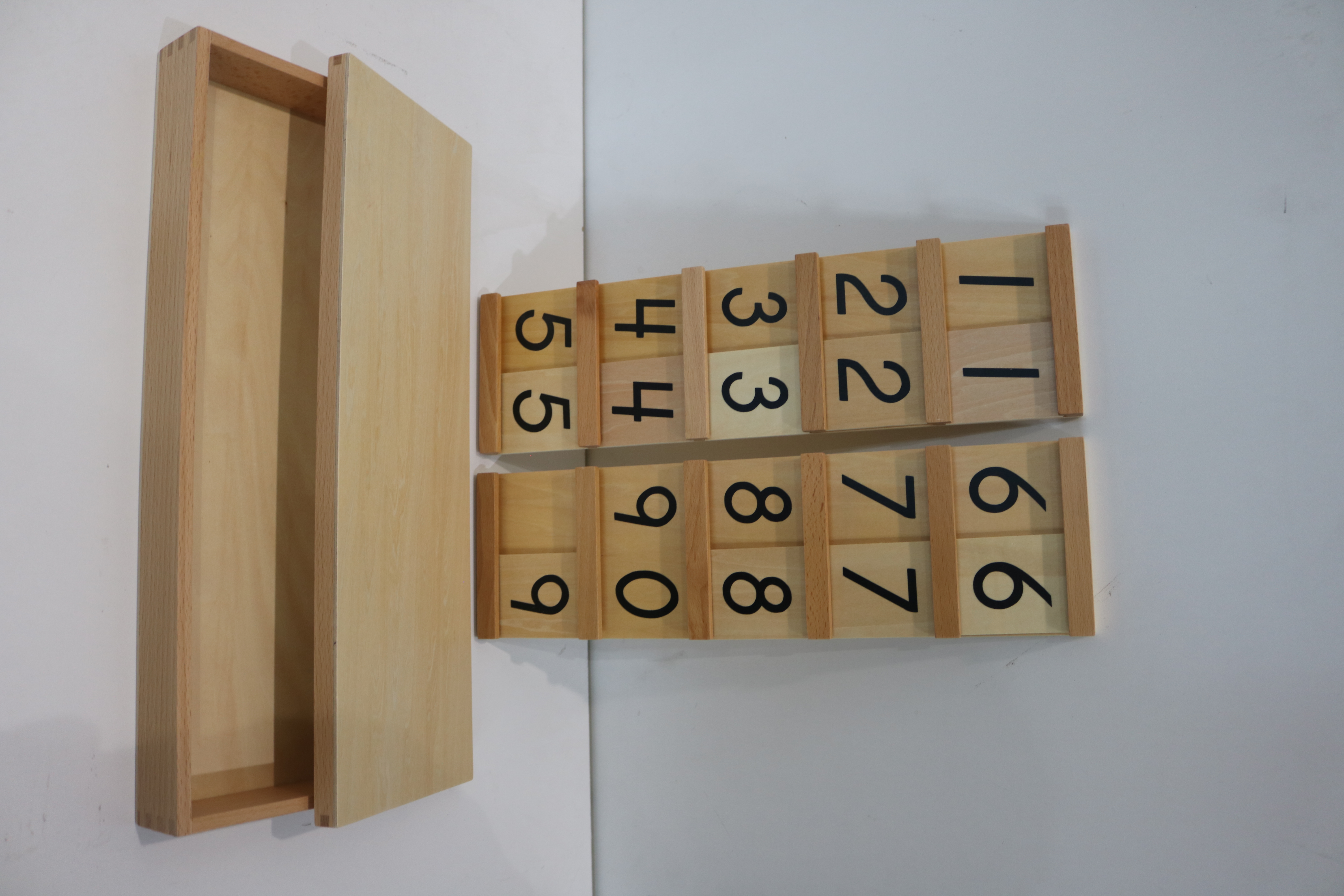 Wooden Number Tiles Set