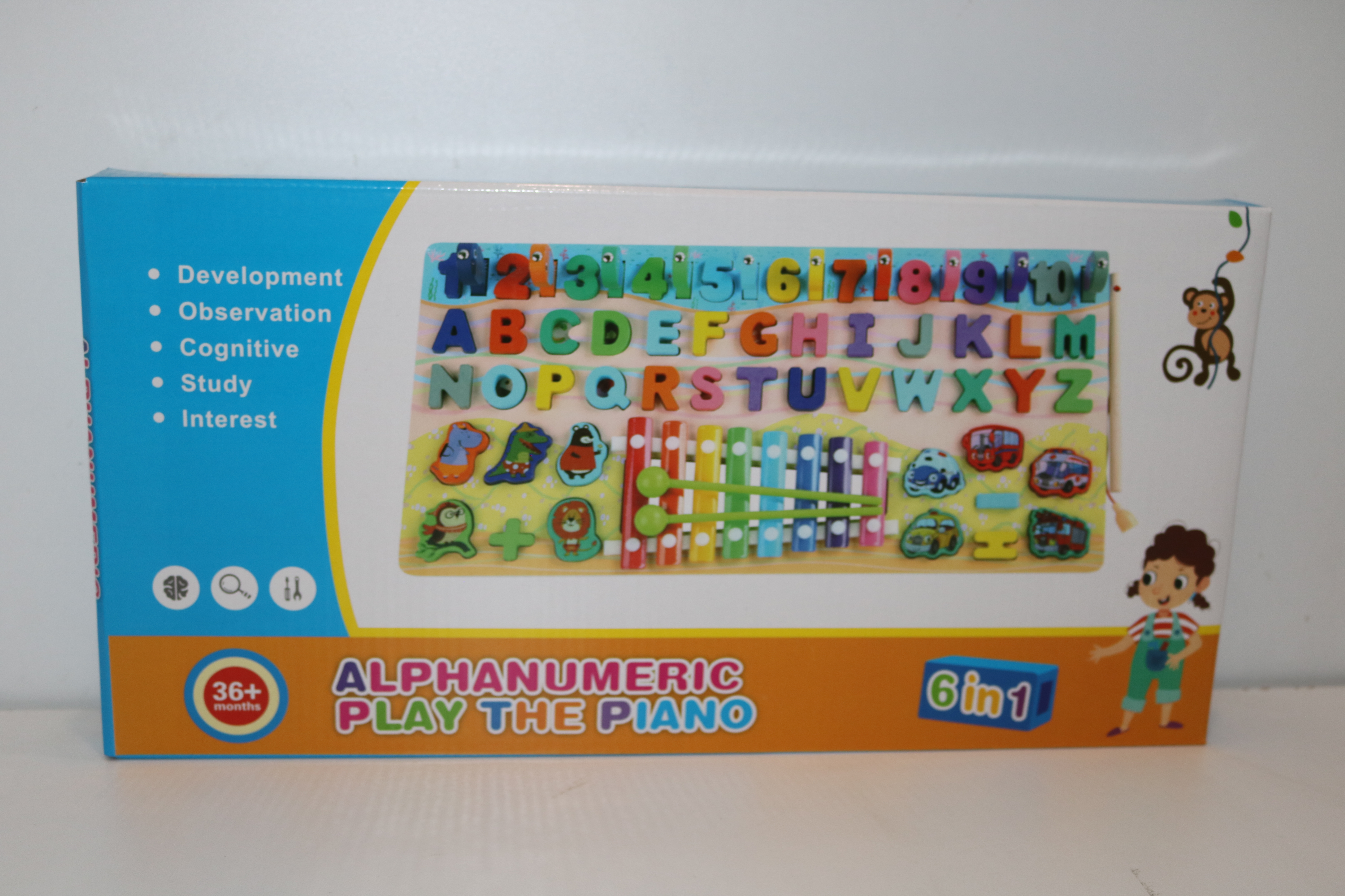 Alphanumeric Play The Piano Toy