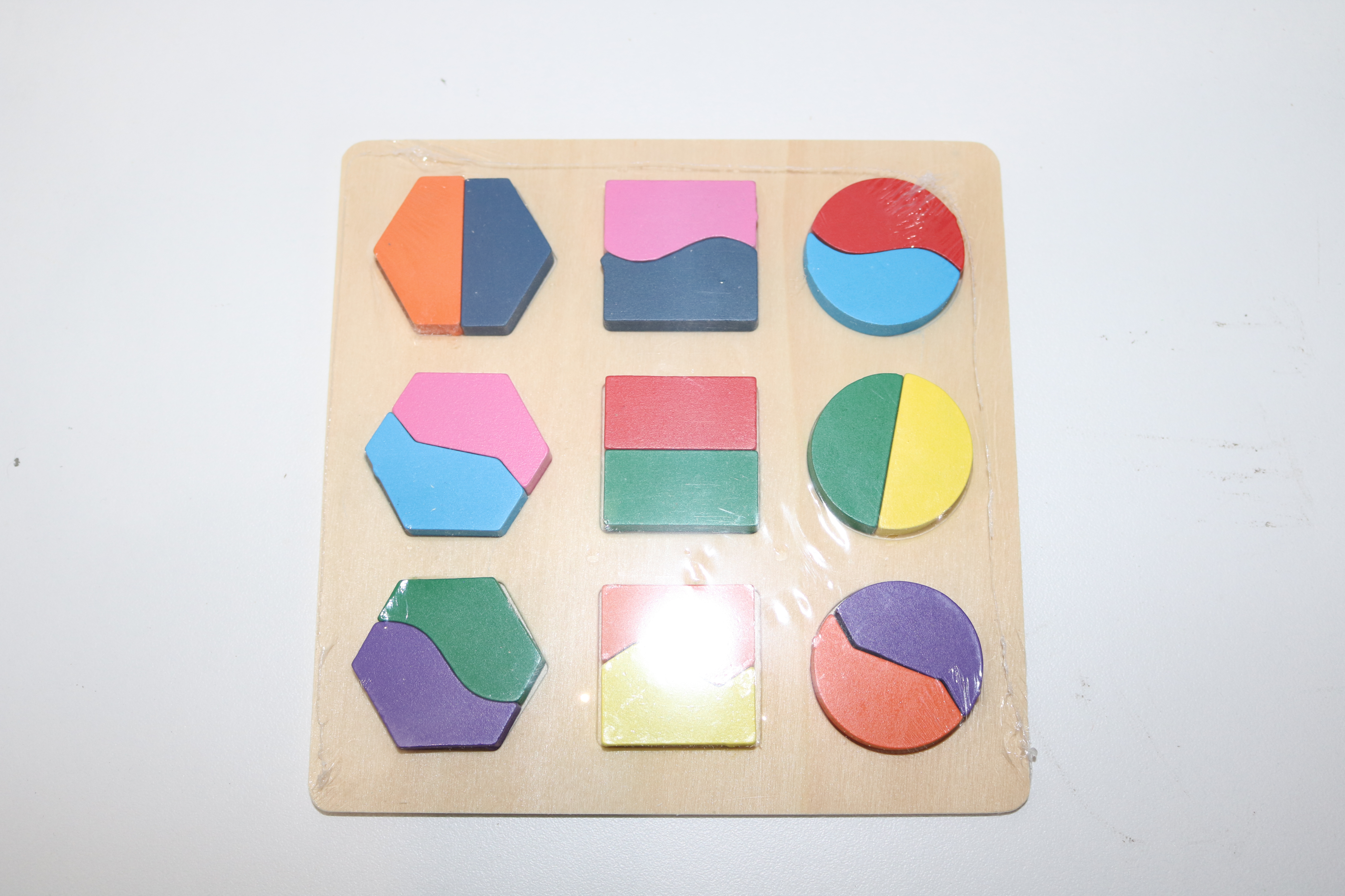 Wooden Shape Puzzle Board