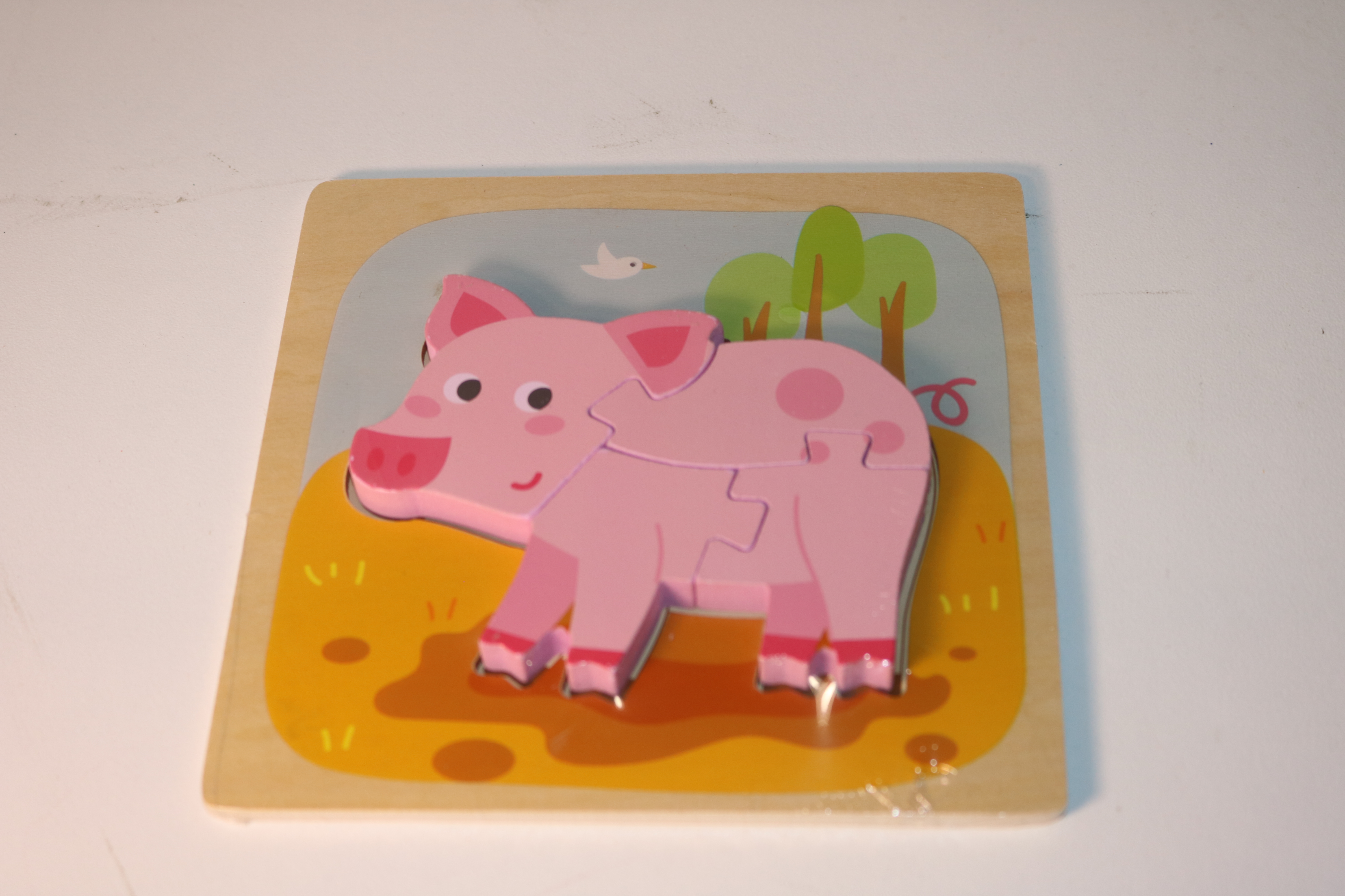 Pig Wooden Puzzle
