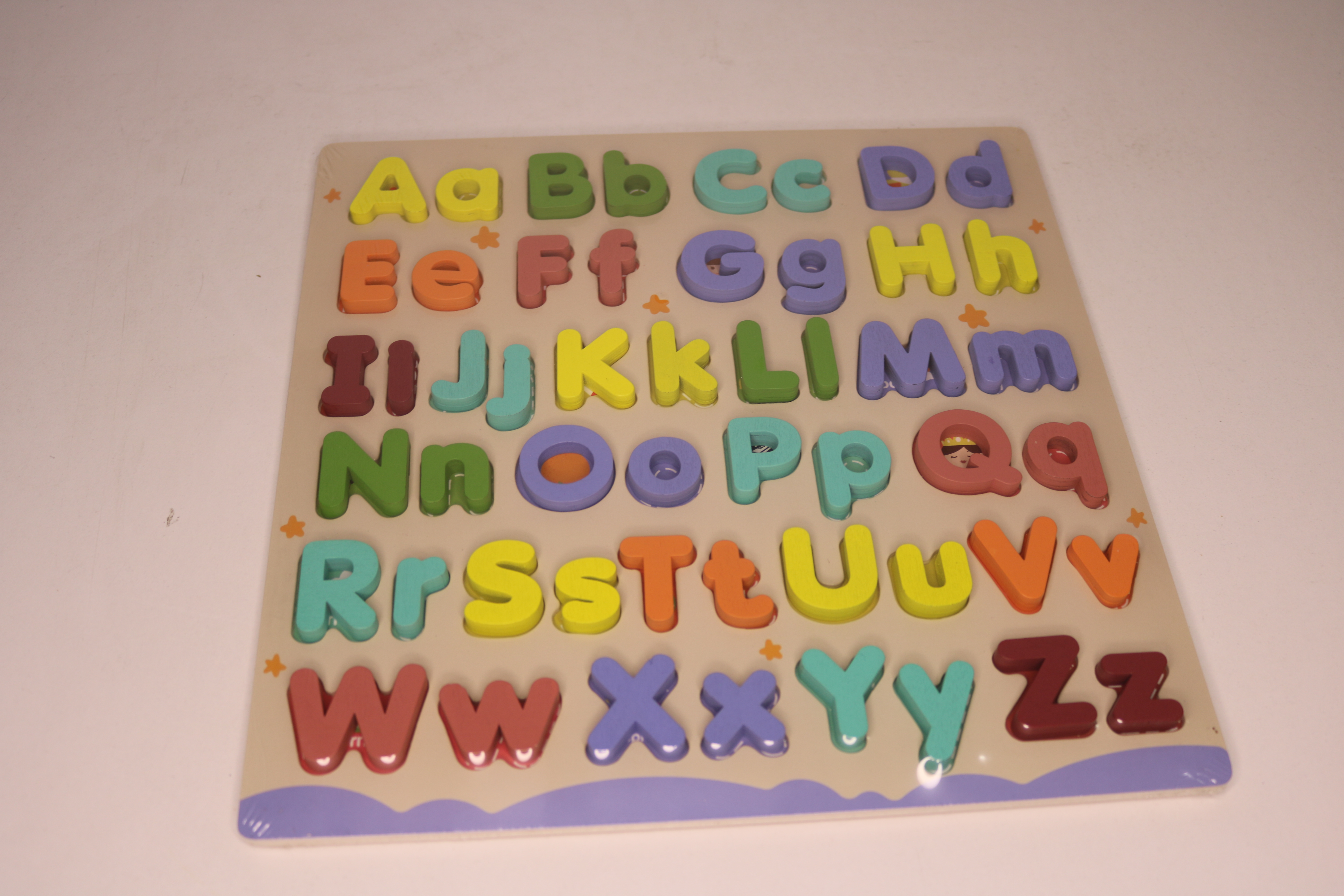 Wooden Alphabet Puzzle Board