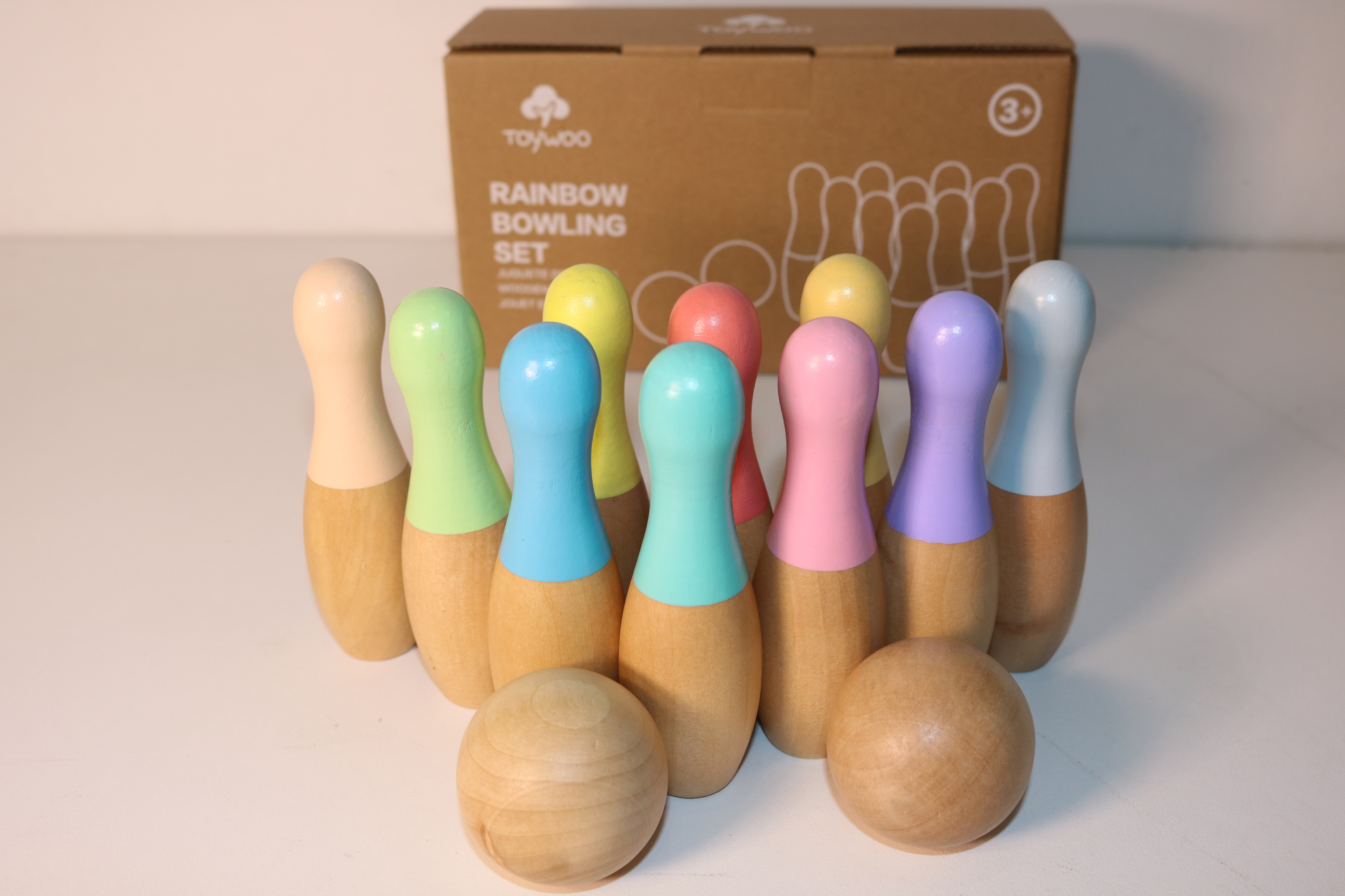 Rainbow Bowling Set