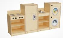 Wooden Play Kitchen Set