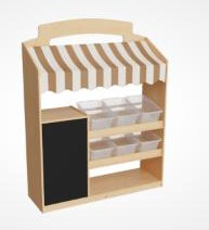 Kids' Market Stall Playset