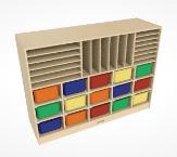 Multi-compartment storage organizer