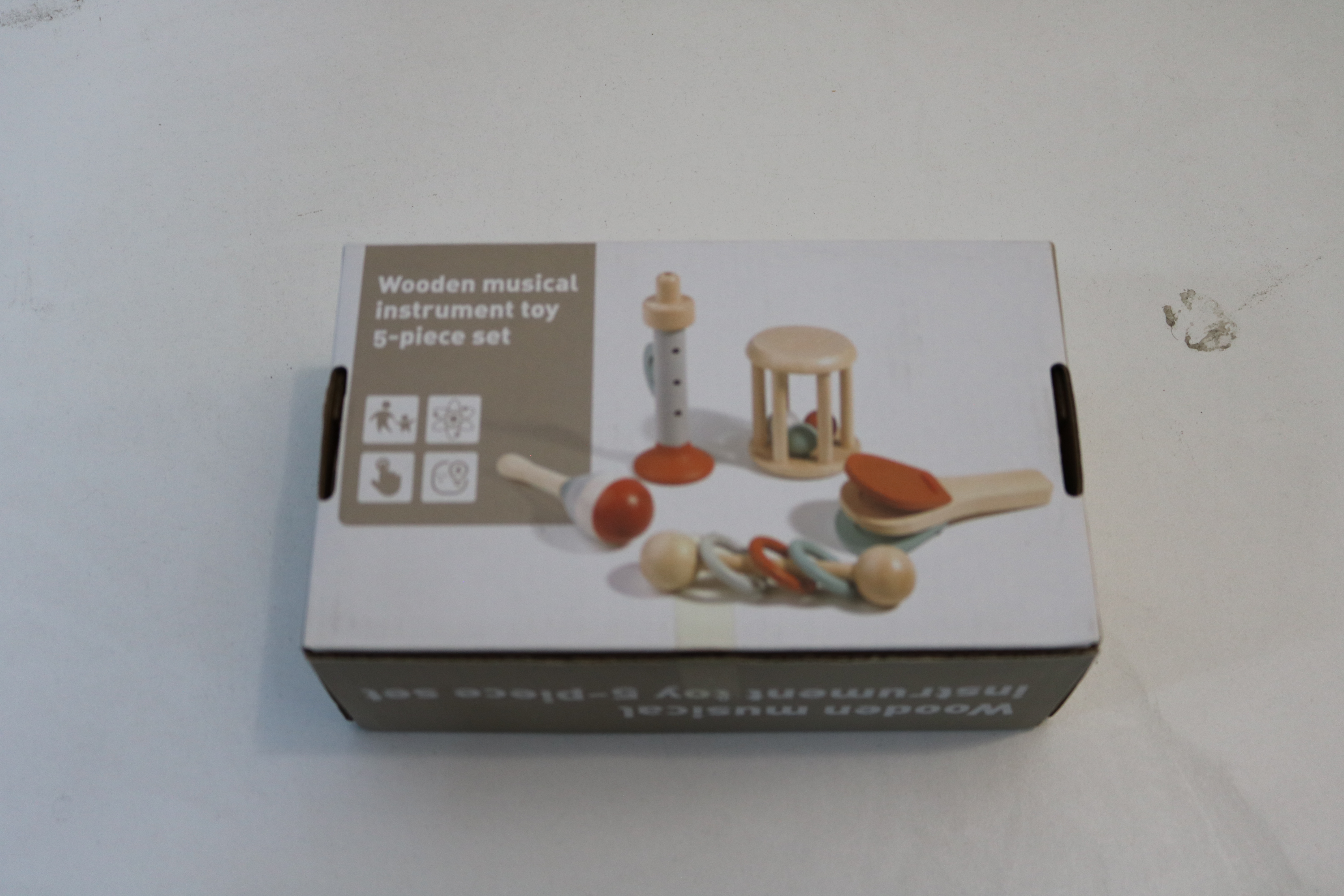 Wooden Musical Instrument Toy 5-Piece Set