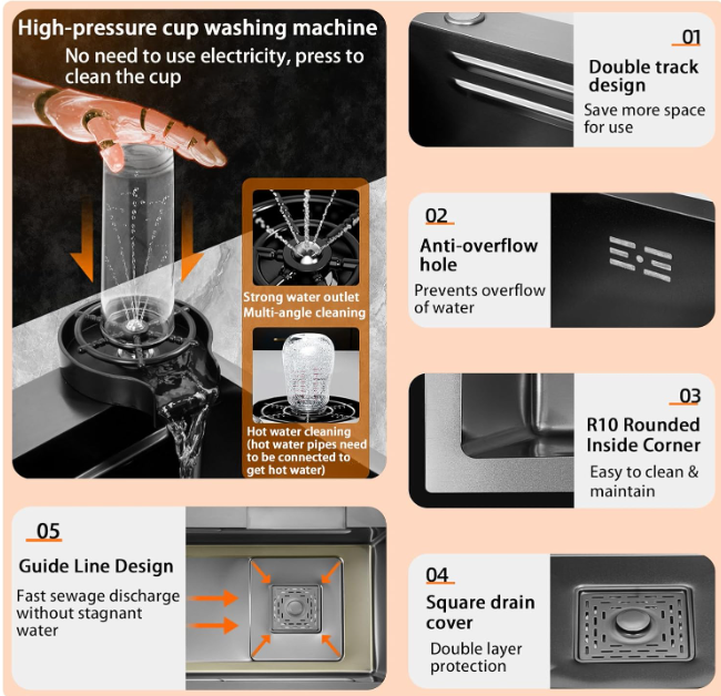 Multifunctional Kitchen Sink