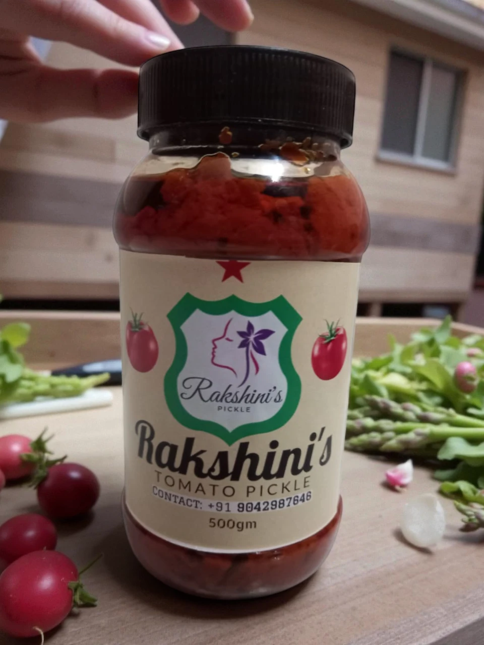 Rakshini’s Authentic Homemade Tomato Pickle