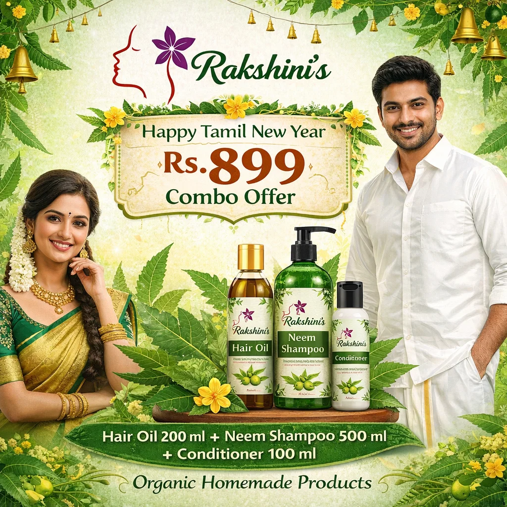 Rakshini’s தமிழ் புத்தாண்டு Herbal Hair Care Combo 🌺