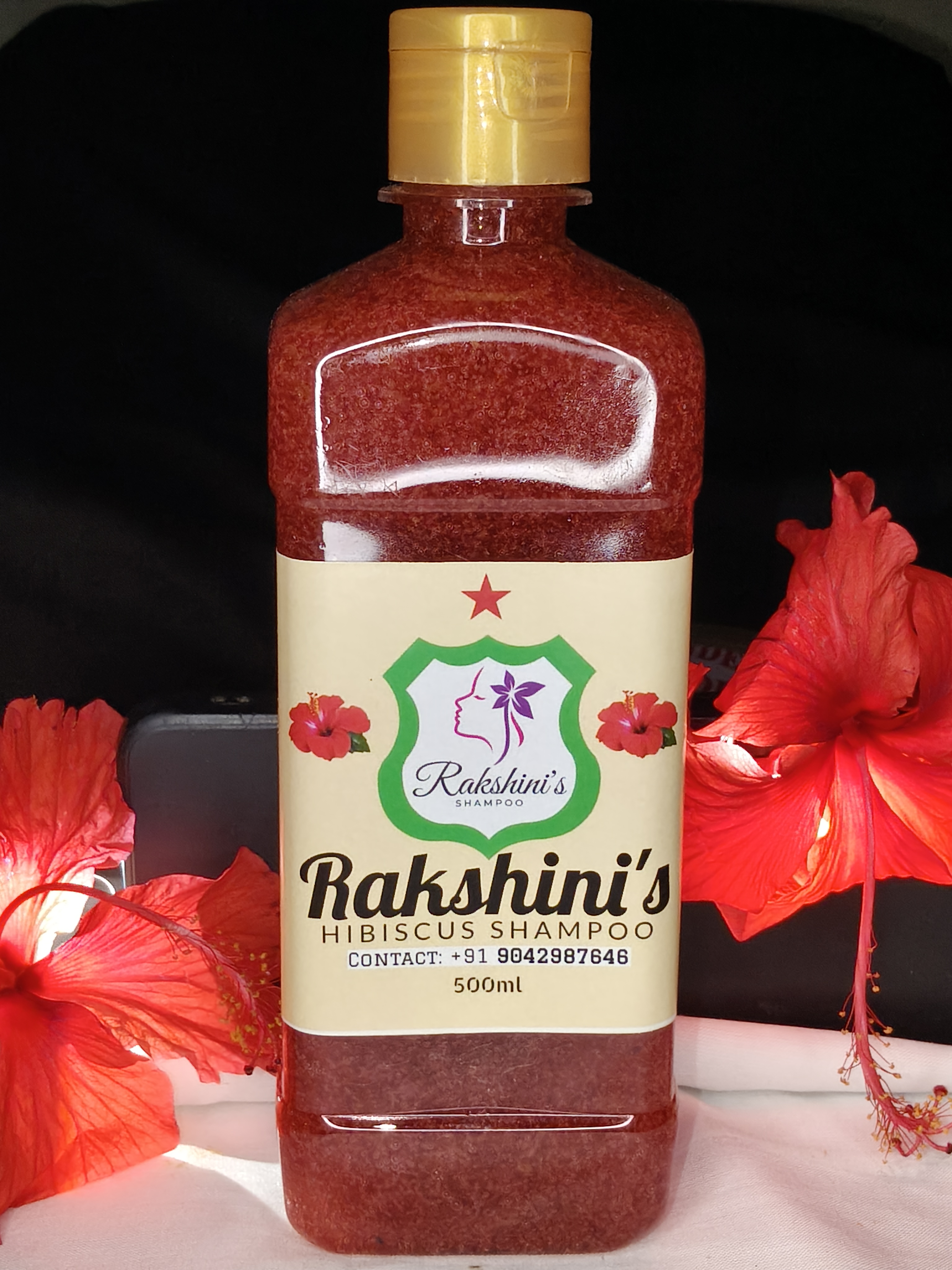 Natural Hibiscus Hair Wash Shampoo