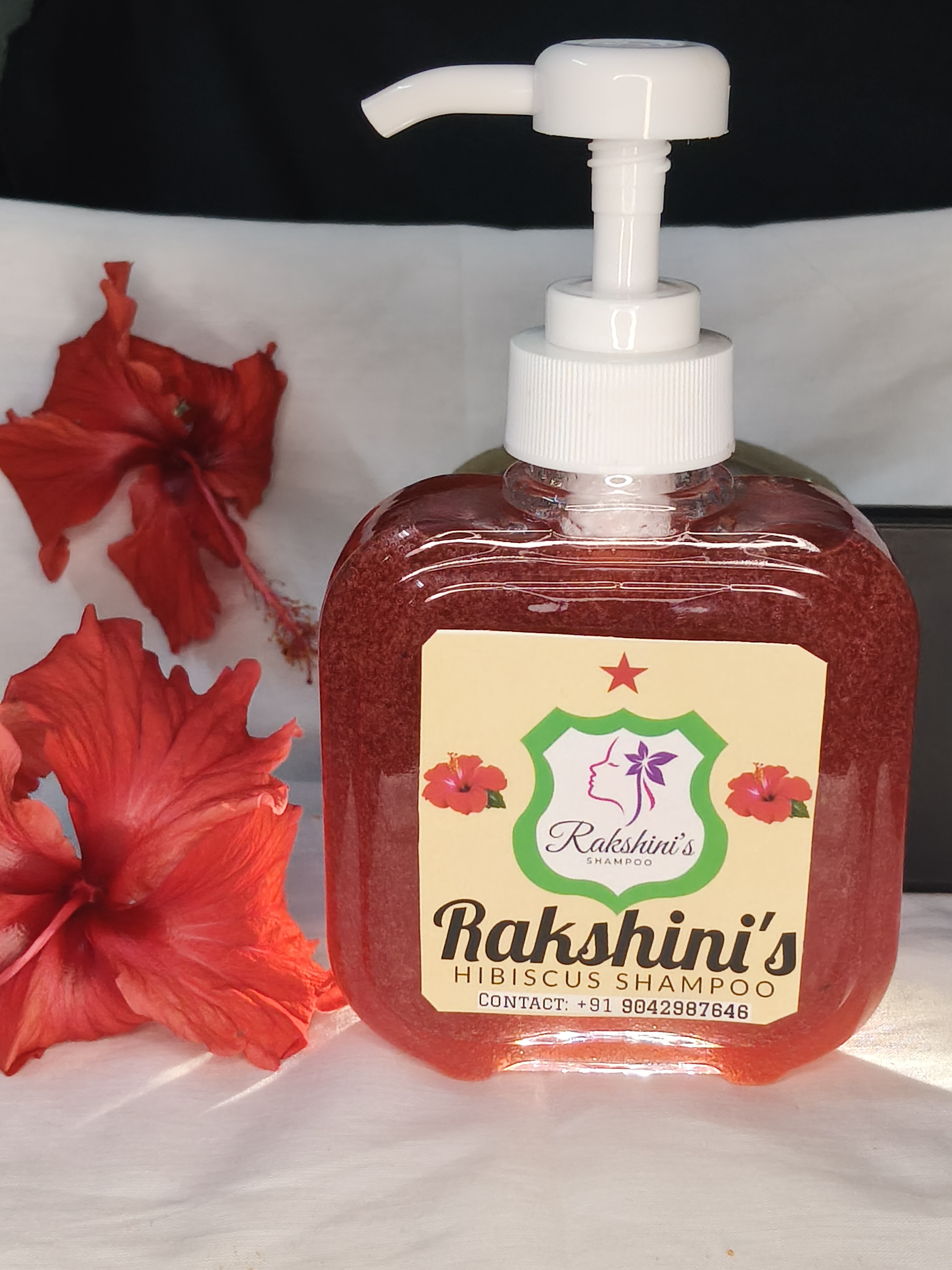 Natural Hibiscus Hair Wash Shampoo