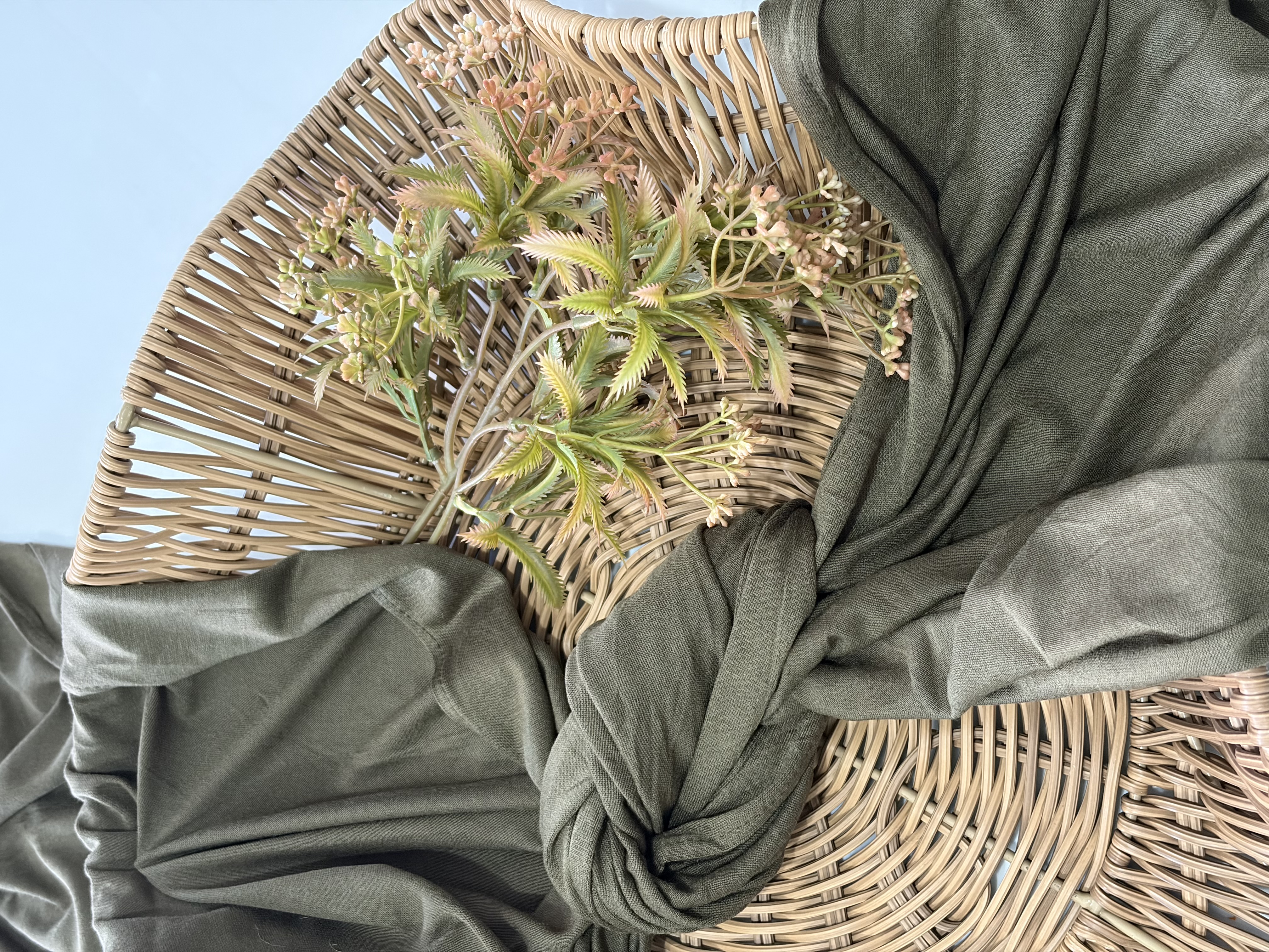 Olive Green Jersey Hijab