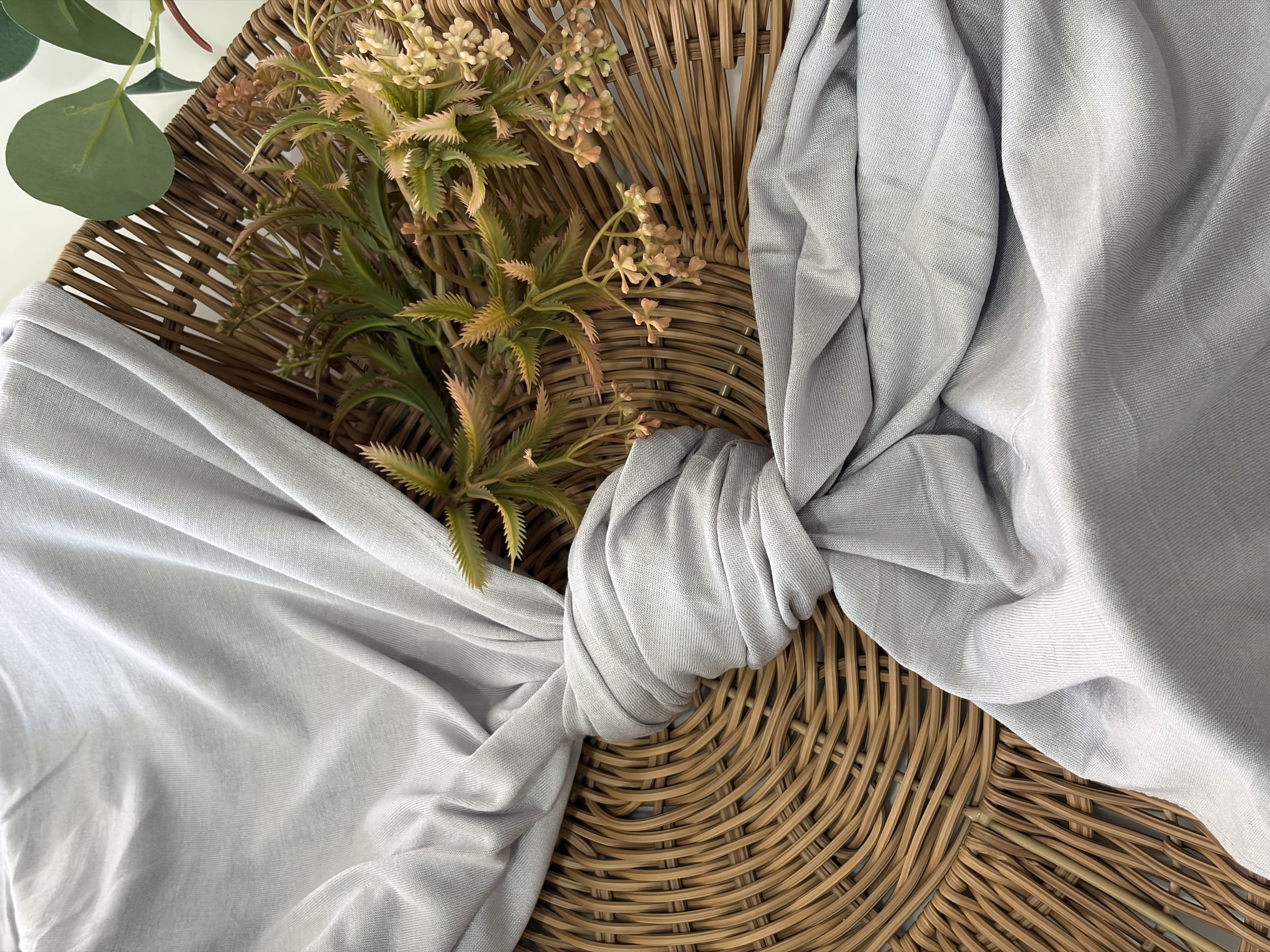 Ash Grey Jersey hijab