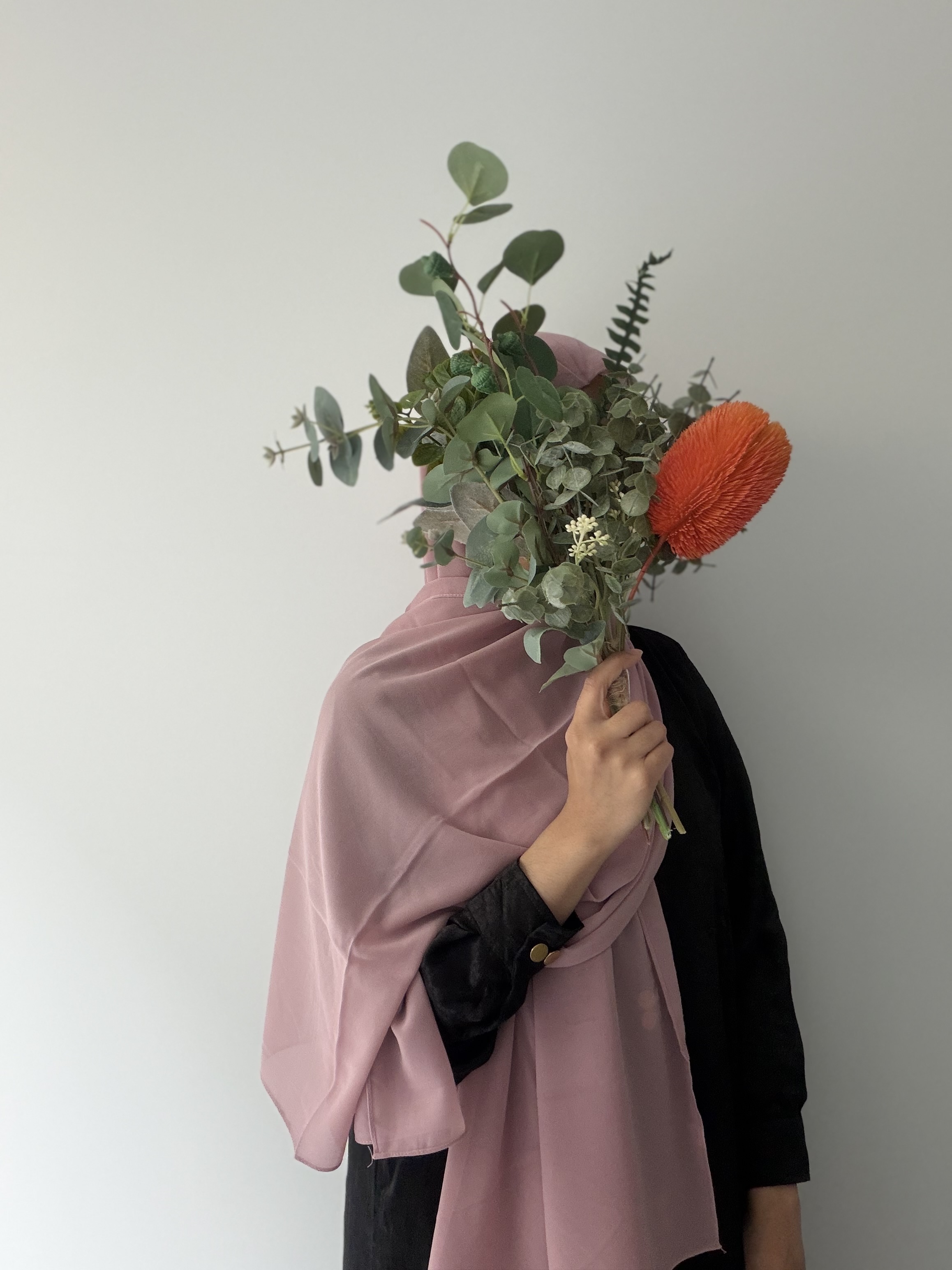 Meauve Instant Chiffon with Inbuilt Magnets