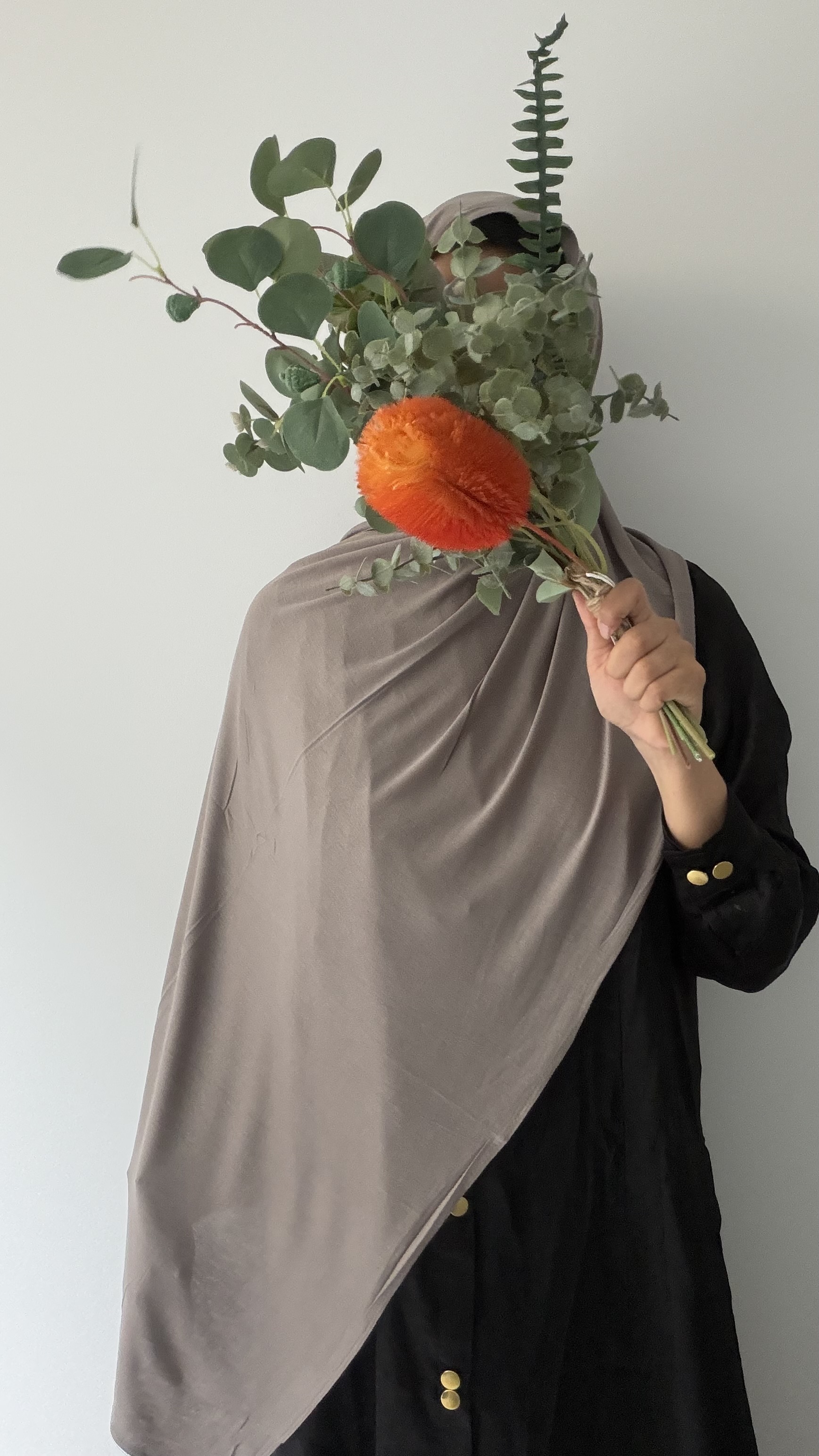 Soft Taupe Jersey Hijab