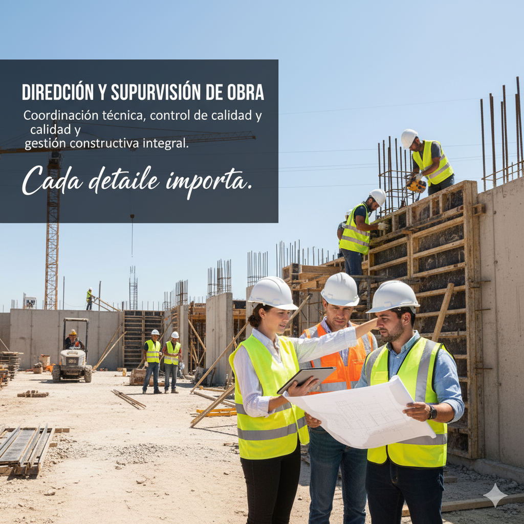 Dirección y supervisión de obra