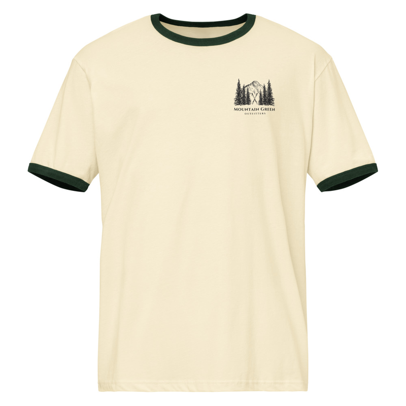 Mountain Green Ringer T-Shirt