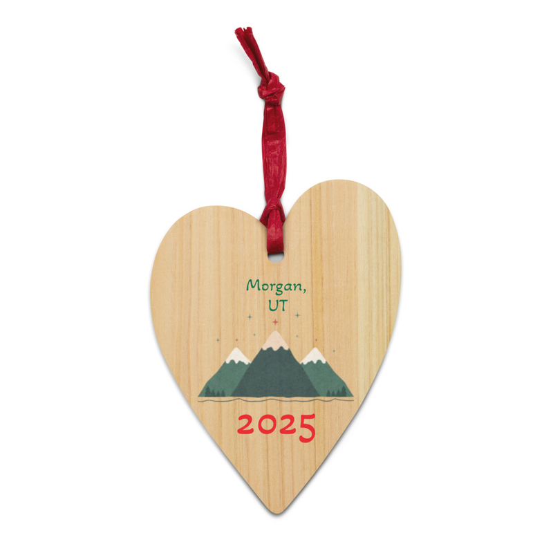 Morgan 2025 Wooden Ornament