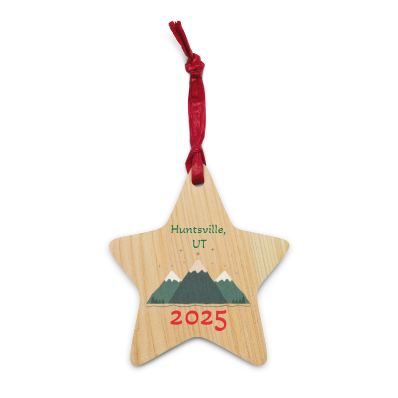 Huntsville 2025 Wooden Ornament