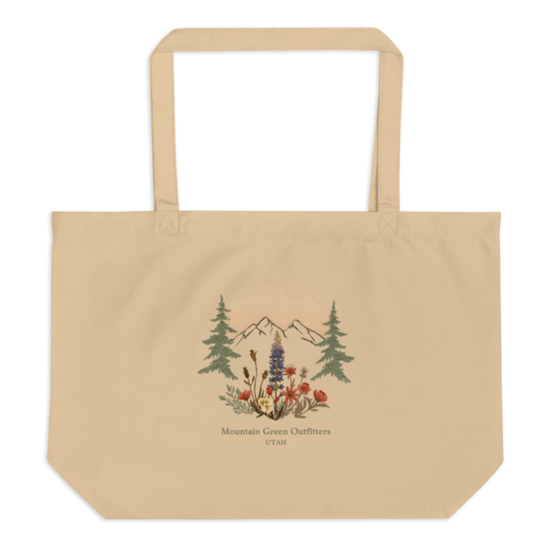 Mountain Green Outfitters Tote Bag