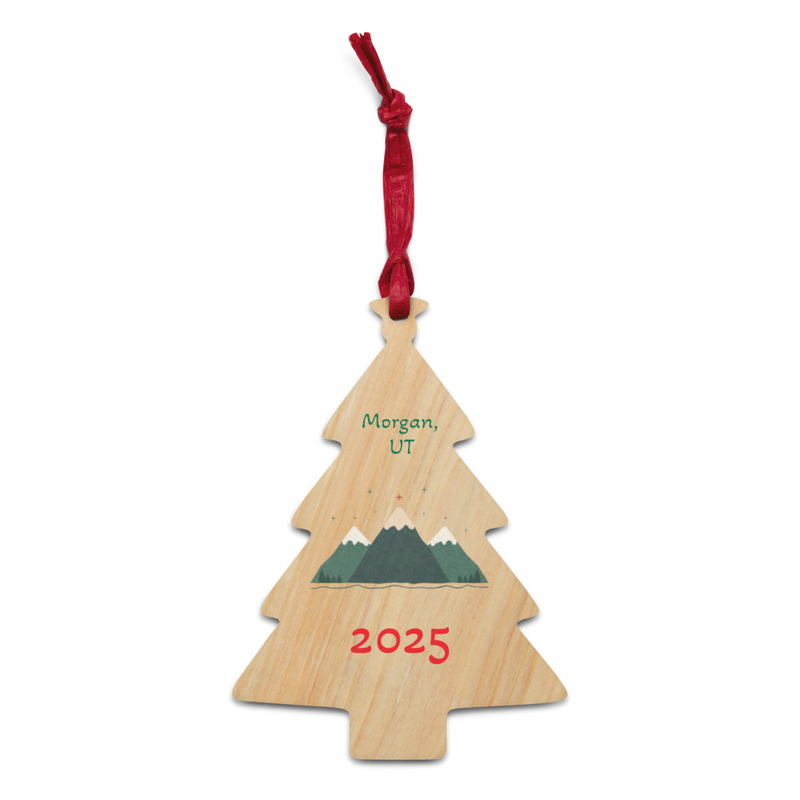 Morgan 2025 Wooden Ornament