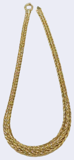 Collar de oro Princesa 14k 15.7gr