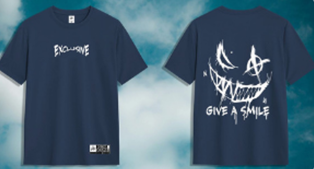 Camiseta OverSize Azul 