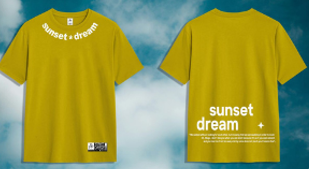 Camiseta OverSize Amarillo