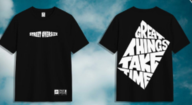 Camiseta OverSize Negro