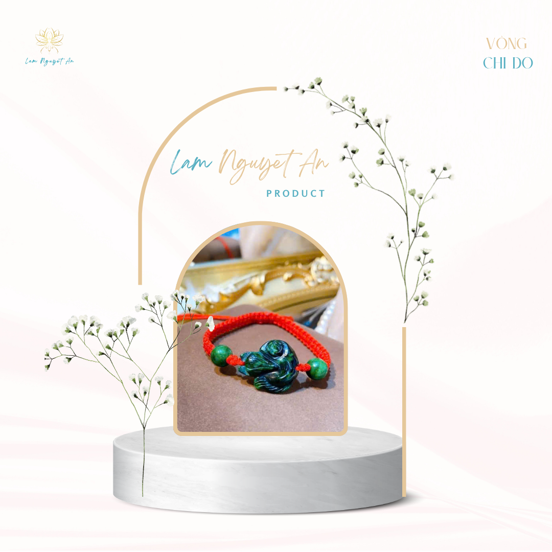 VÒNG CHỈ ĐỎ NGỌC THIỀM THỪ