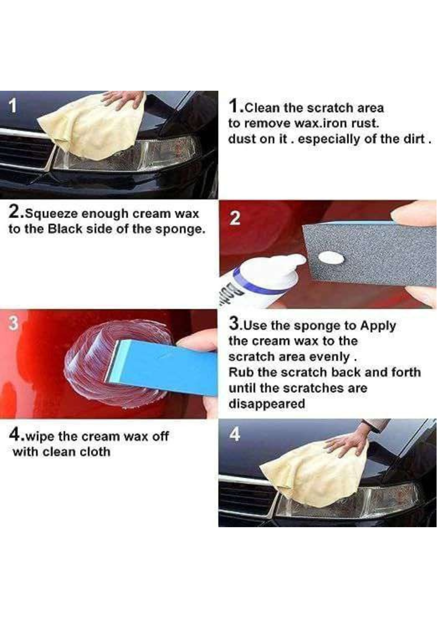 Car Body Compound Scratch Remover