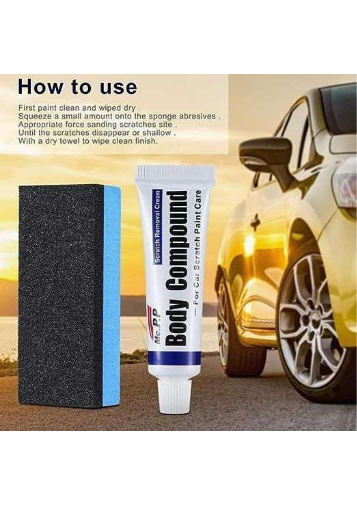 Car Body Compound Scratch Remover