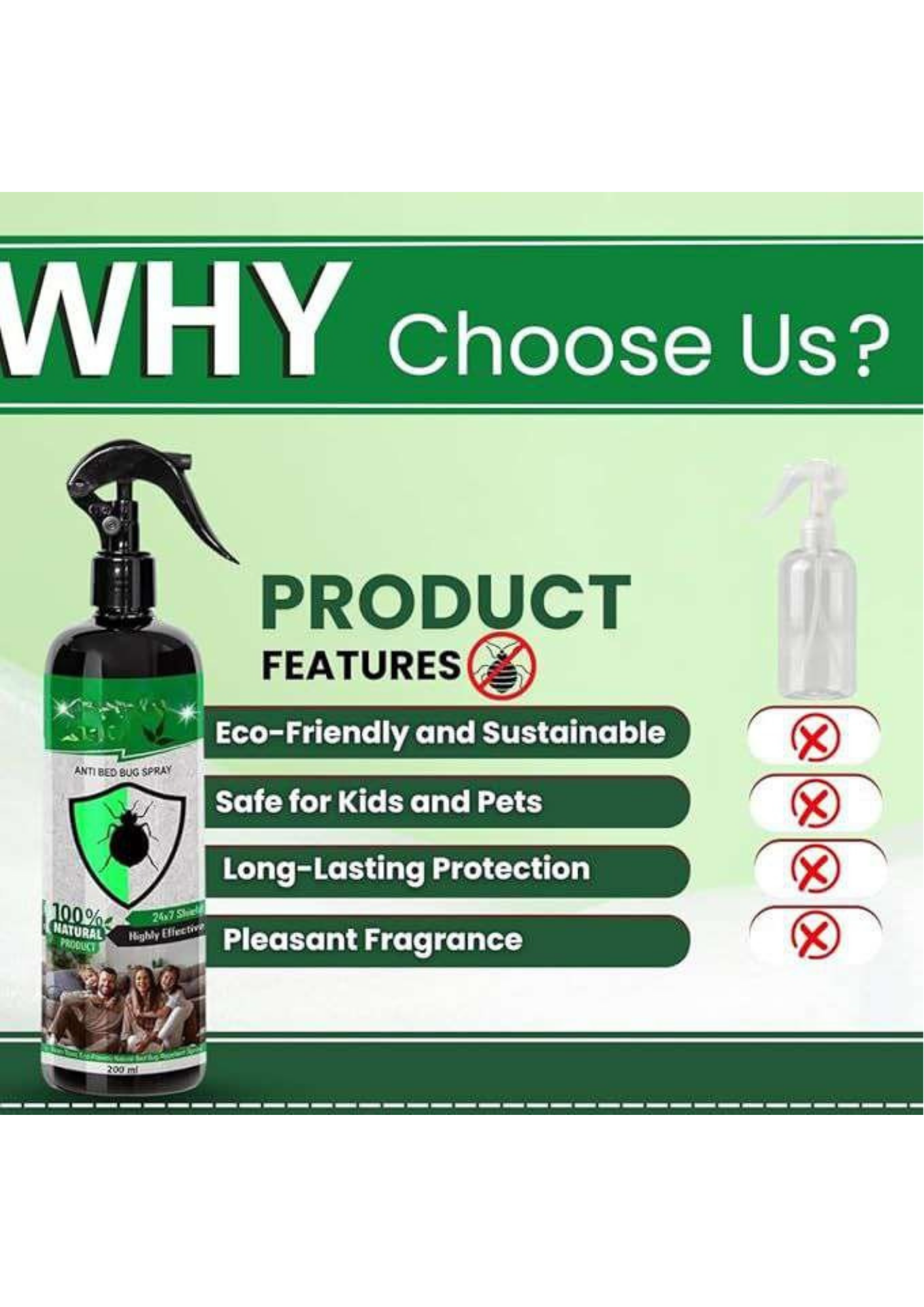 Anti Bed Bug Spray 3-Pack