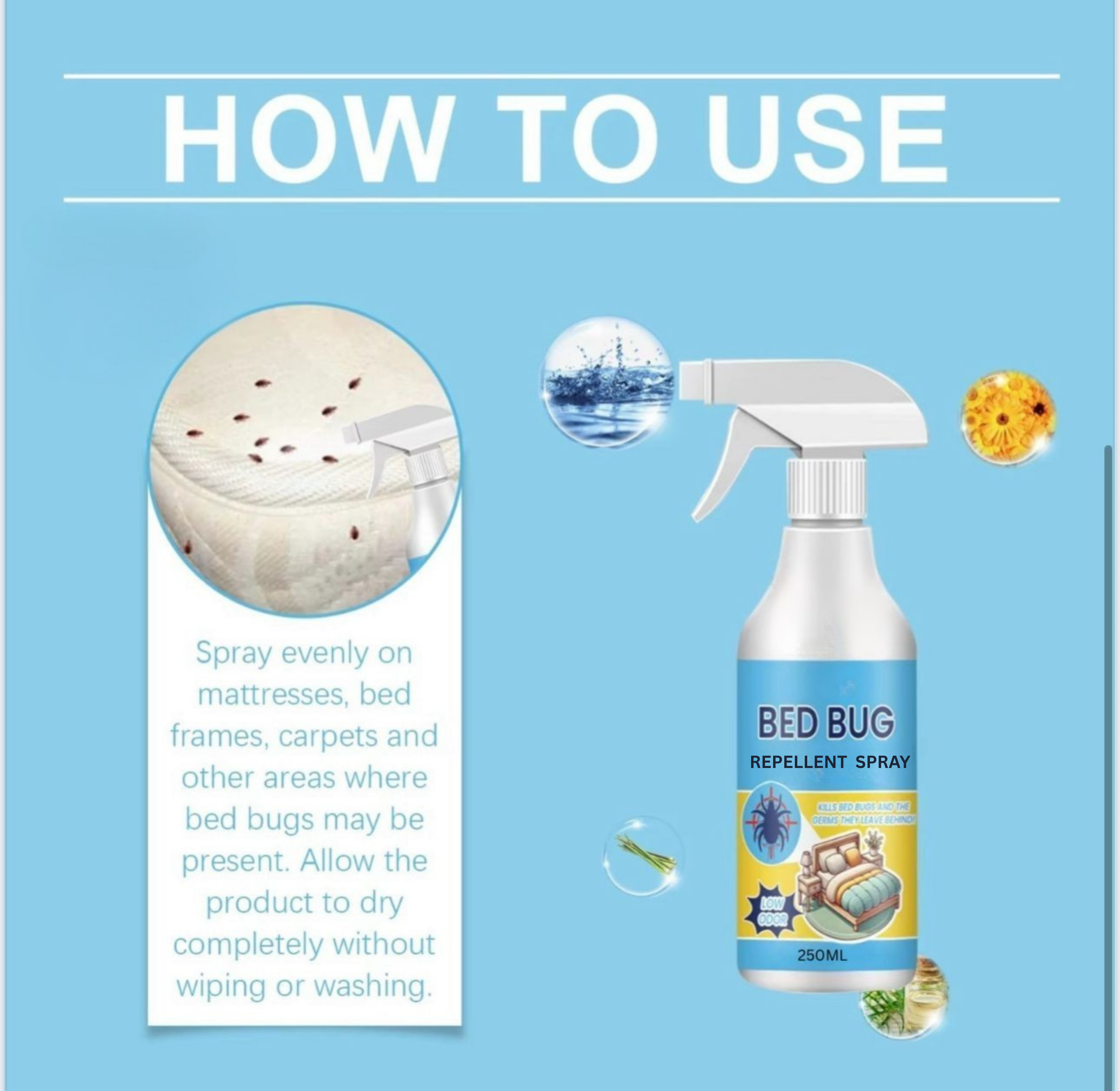 Bed Bug Repellent Spray