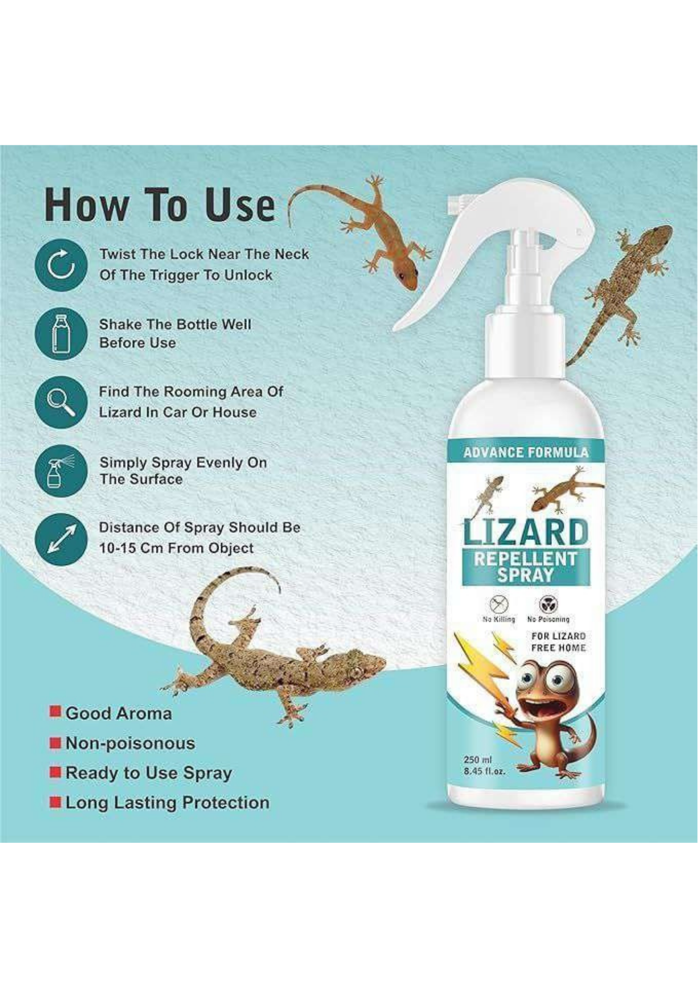 Lizard Repellent Spray