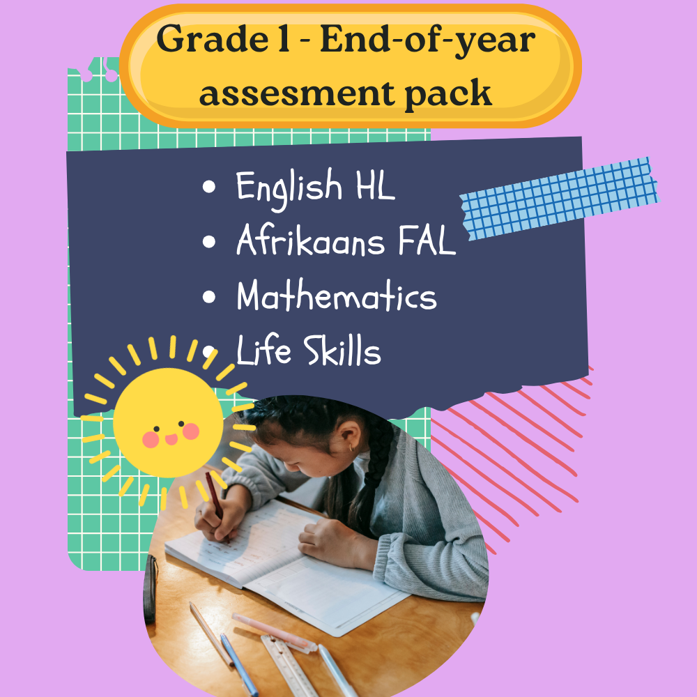 Grade 1 End-of-year Assessment Pack