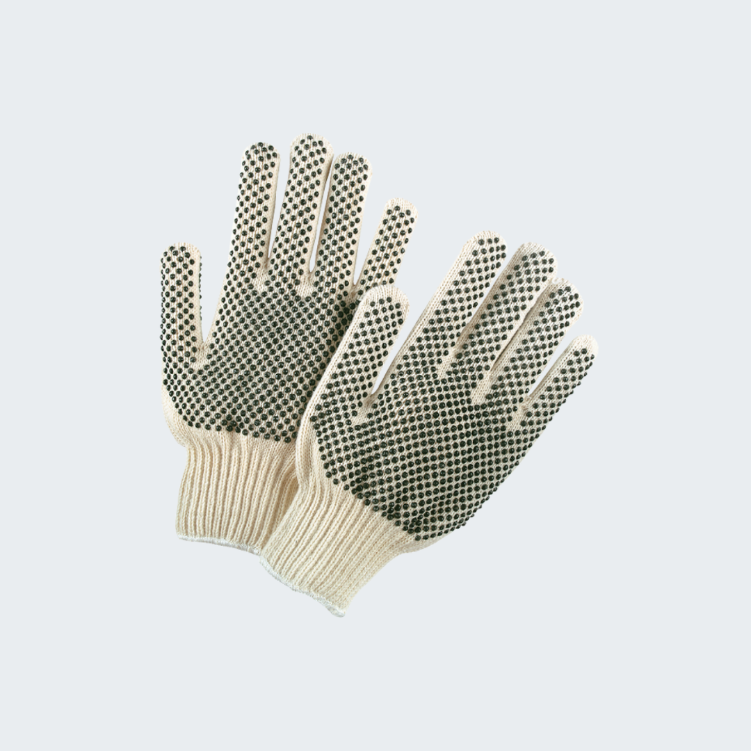 GUANTE JAPONÉS CRUDO CON PUNTOS DE PVC